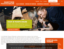 Tablet Screenshot of maritiemmuseum.nl